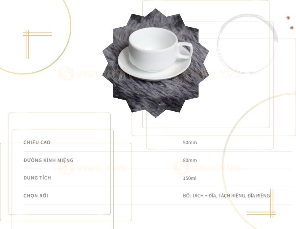 LY SỨ CAFE GIÁ RẺ QUAI VUÔNG 150ML- GIÁ CHỈ TỪ 20K