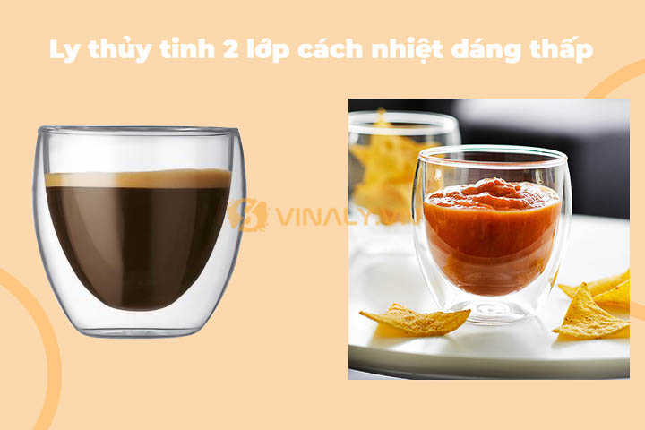 Ly thủy tinh hai lớp - Vinaly