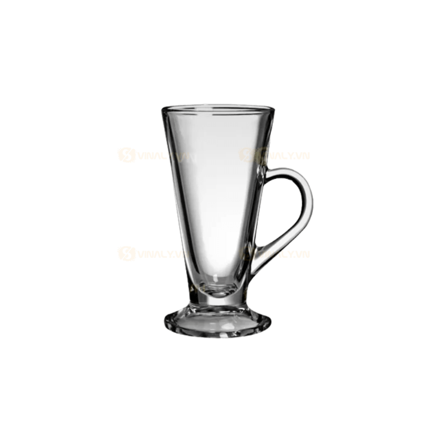 LY THỦY TINH COFFEE DÁNG CAO CÓ QUAI – 230ML
