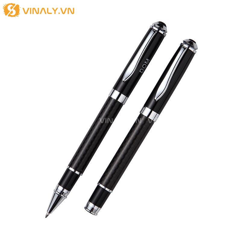BÚT BI MỰC NƯỚC VỎ KIM LOẠI VÂN CARO SANG TRỌNG 14 Bút bi mực nước khắc tên lên nắp