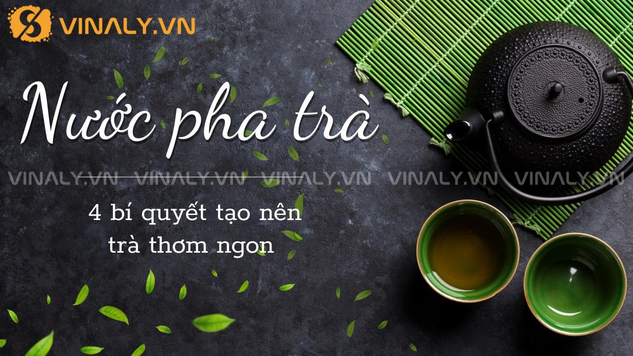 nước pha trà