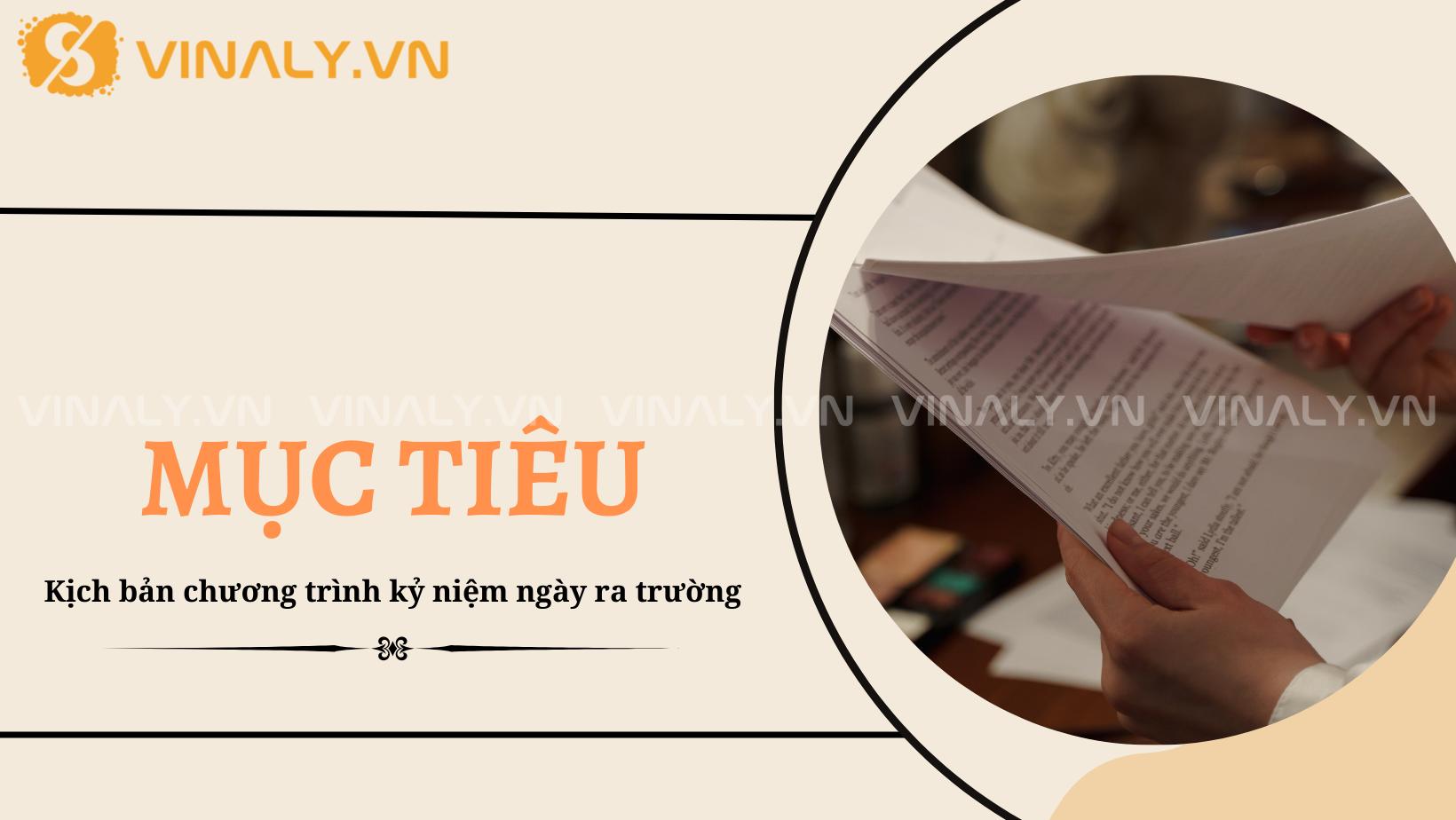 Mục tiêu của kịch bản chương trình kỷ niệm ngày ra trường