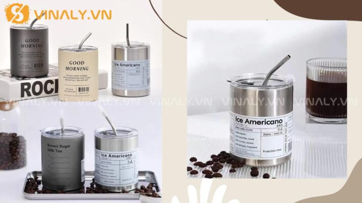 ly giữ nhiệt iced americano