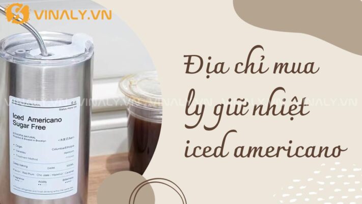 ly giữ nhiệt iced americano