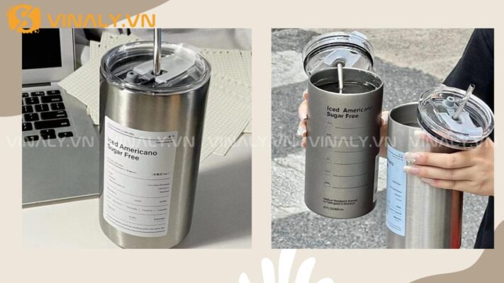 ly giữ nhiệt iced americano