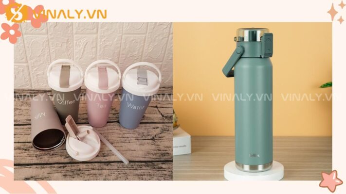 Top 3 loại ly giữ nhiệt coffee in logo, khắc tên đẹp 2 ly giữ nhiệt coffee