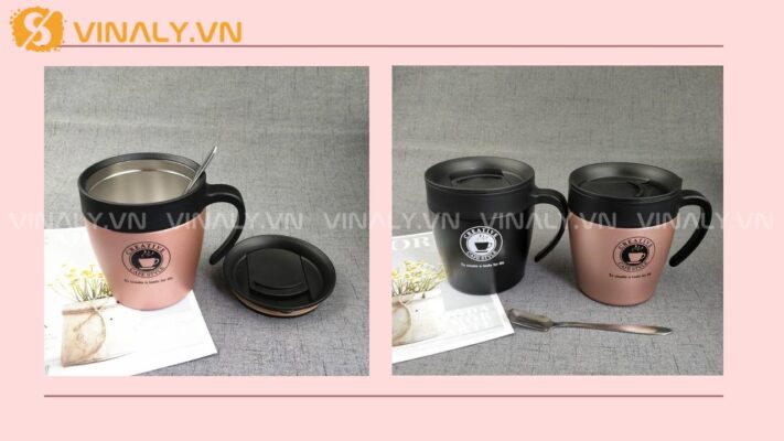 Top 3 loại ly giữ nhiệt coffee in logo, khắc tên đẹp 4 ly giữ nhiệt coffee