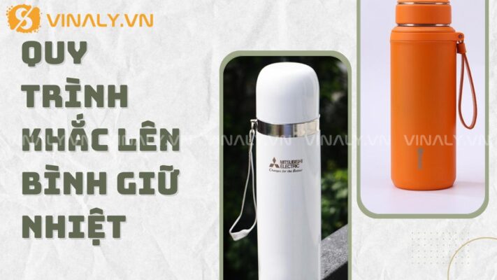 bình giữ nhiệt khắc logo