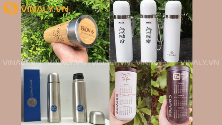 bình giữ nhiệt khắc logo