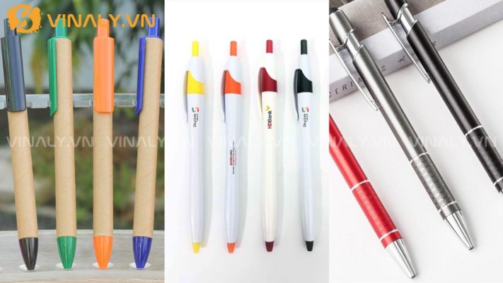 Bút bi quà tặng in khắc theo yêu cầu, giá tốt 2024 3 bút bi quà tặng