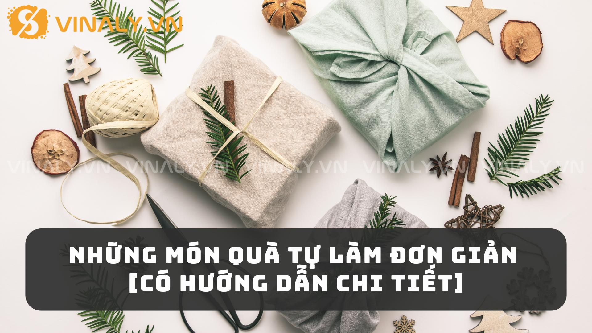 Những món quà tự làm đơn giản