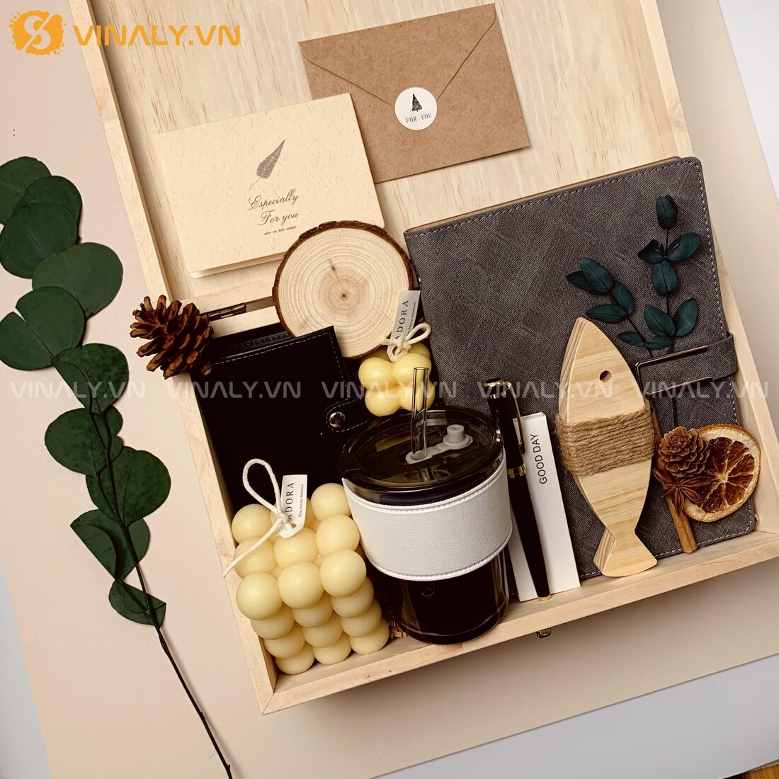 QT-M17 | DELIGHT BOX (HỘP HÂN HOAN) – QUÀ TẶNG VĂN PHÒNG PHẨM CAO CẤP QUÀ TẶNG DOANH NGHIỆP