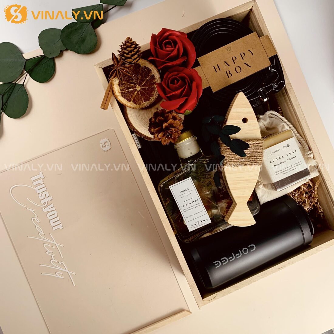 QT-M19 | GRATITUDE BOX (HỘP TRI ÂN) – SET QUÀ TẶNG TRI ÂN KHÁCH HÀNG CÁ NHÂN