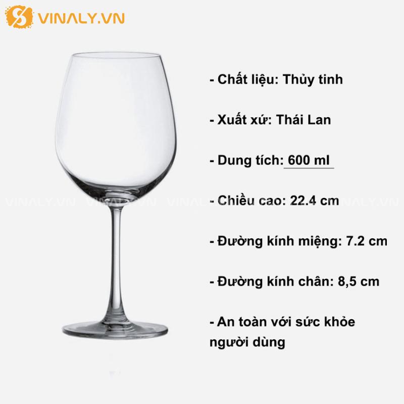 1015A21 | MADISON BORDEAUX - LY THUỶ TINH UỐNG RƯỢU VANG CAO CẤP 9 MADISON BORDEAUX - LY THUỶ TINH UỐNG RƯỢU VANG SANG TRỌNG
