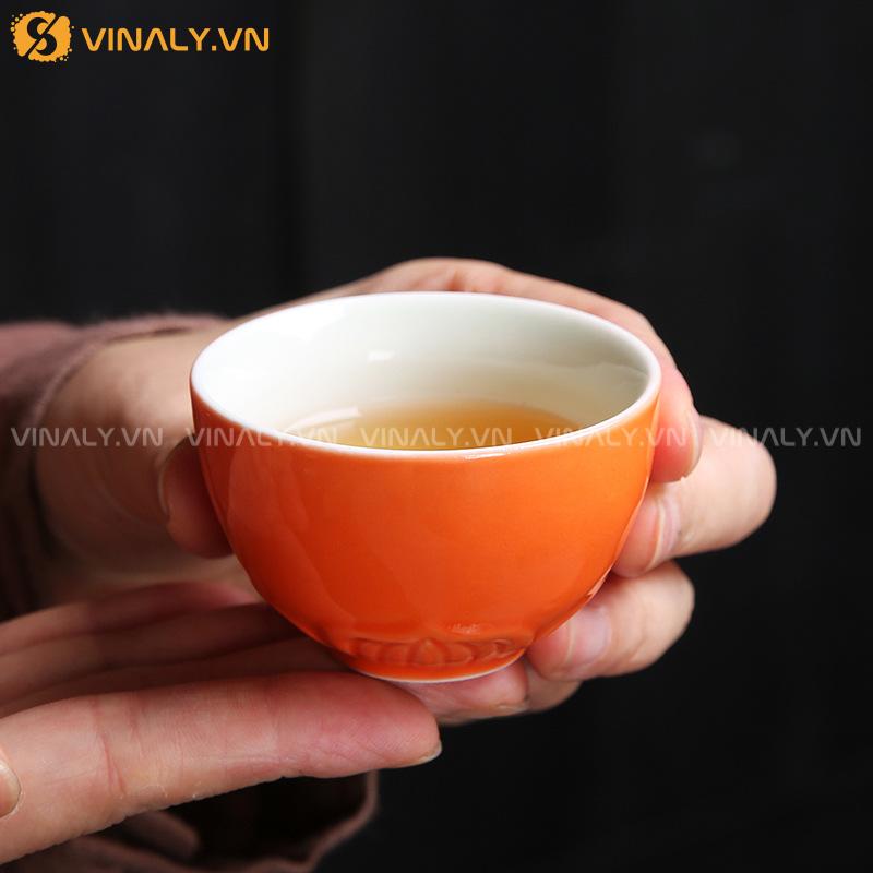 CAM LỘ - BỘ ẤM CHÉN MINI NGỤ Ý AN LÀNH 15 Bộ ấm chén mini chất lượng cao