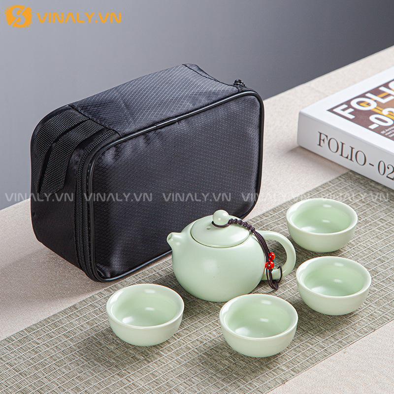 NGỌC TÂM - BỘ PHA TRÀ DU LỊCH SANG TRỌNG, TIỆN DỤNG 11 Bộ pha trà du lịch nhỏ gọn