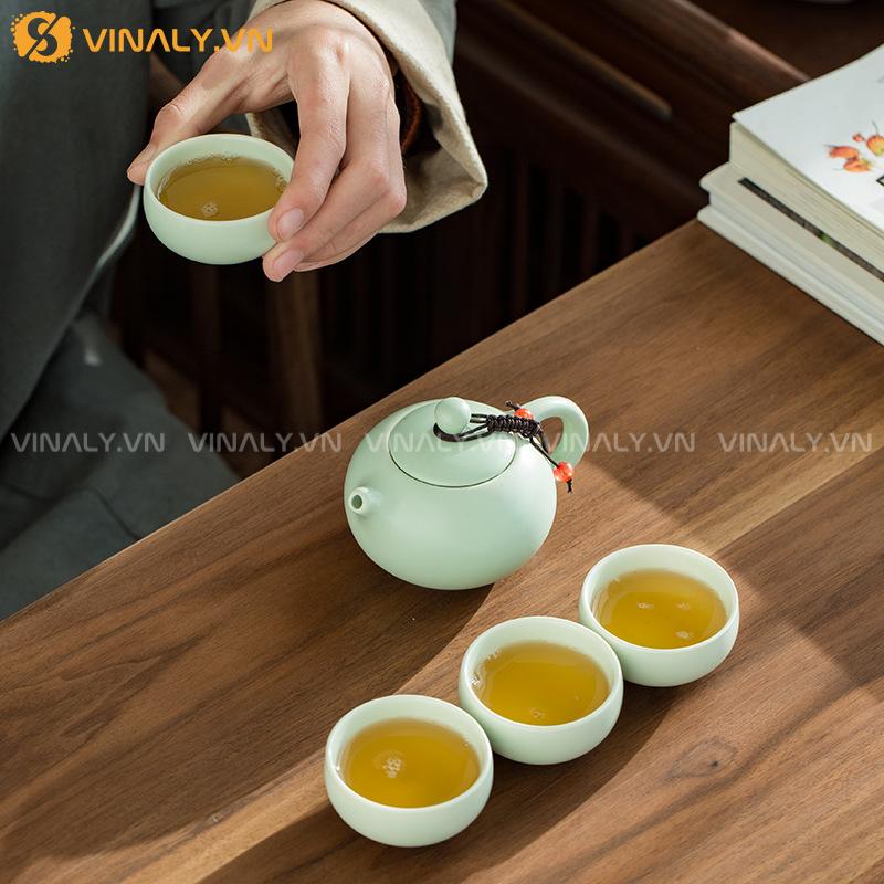 NGỌC TÂM - BỘ PHA TRÀ DU LỊCH SANG TRỌNG, TIỆN DỤNG 14 Bộ pha trà du lịch tinh tế