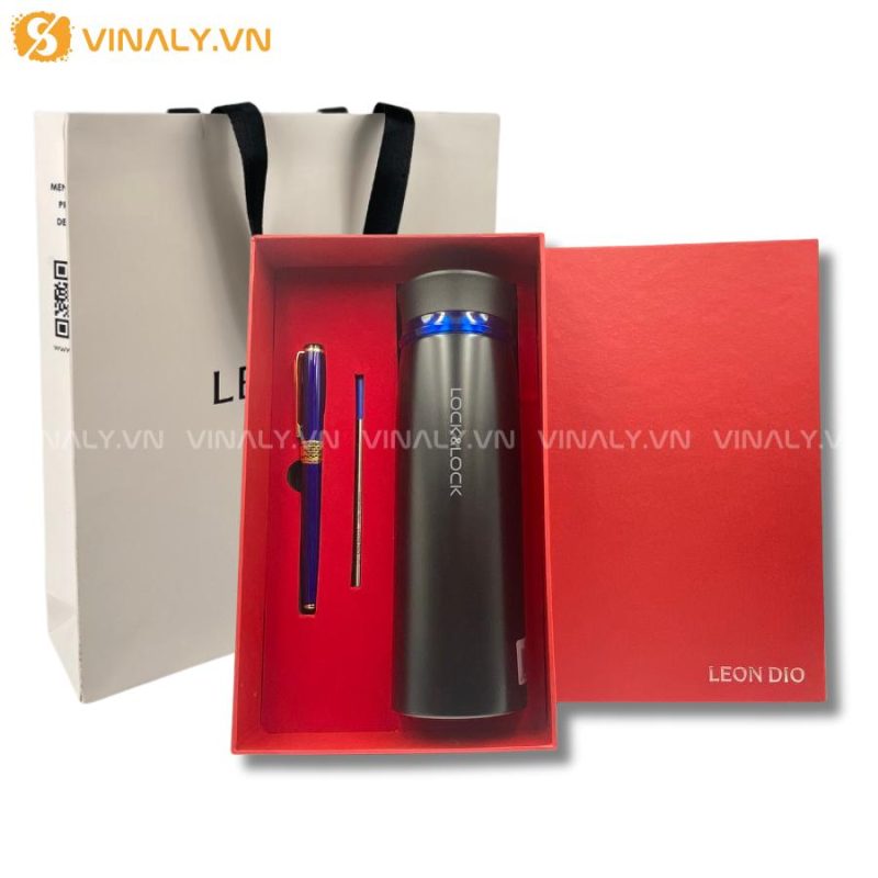 BỘ QUÀ TẶNG BÚT & BÌNH GIỮ NHIỆT - SET QUÀ SANG TRỌNG 8 BỘ QUÀ TẶNG BÚT & BÌNH GIỮ NHIỆT - SET QUÀ CAO CẤP