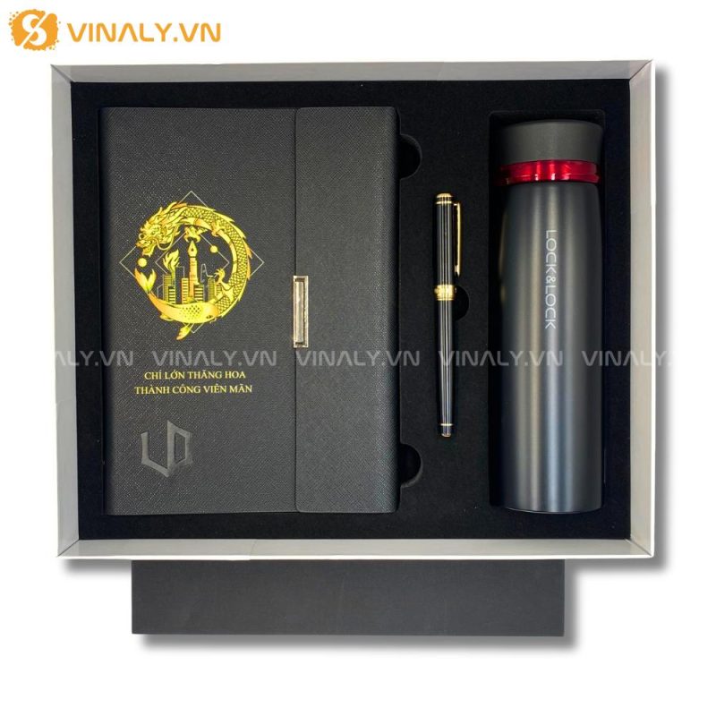 BỘ QUÀ TẶNG BÚT BÌNH SỔ - SET QUÀ TẶNG DOANH NGHIỆP CAO CẤP 9 BỘ QUÀ TẶNG BÚT BÌNH SỔ - SET QUÀ TẶNG DOANH NGHIỆP ĐEN