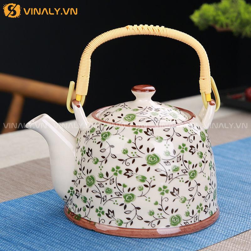 LỤC HOA - BỘ TÁCH TRÀ GỐM SỨ TAO NHÃ 12 Bộ tách trà gốm sứ cao cấp