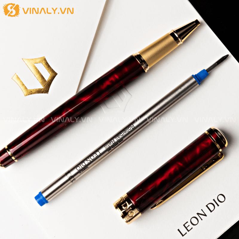 LD011L04 | LEON DIO LE NOBLE LAVA DELUX - HỘP BÚT QUÀ TẶNG CAO CẤP 12 LEON DIO LE NOBLE LAVA DELUX - HỘP BÚT QUÀ TẶNG TÔNG ĐỎ CAO CẤP