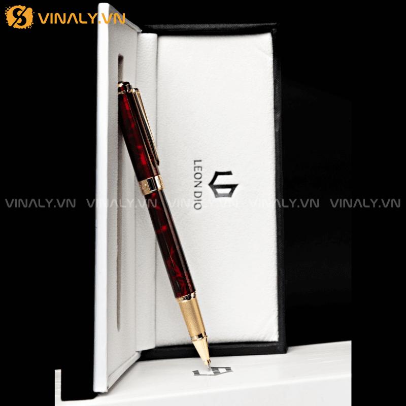 LD011L04 | LEON DIO LE NOBLE LAVA DELUX - HỘP BÚT QUÀ TẶNG CAO CẤP 10 LEON DIO LE NOBLE LAVA DELUX - HỘP BÚT QUÀ TẶNG TÔNG ĐỎ ĐỘC ĐÁO