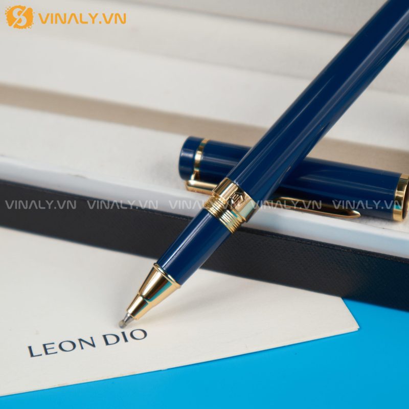 LD011L06 | LEON DIO LE NOBLE ROYAL BLUE - BÚT KÝ CAO CẤP KHẮC TÊN 14 LEON DIO LE NOBLE ROYAL BLUE - BÚT KÝ CAO CẤP KHẮC TÊN SANG TRỌNG