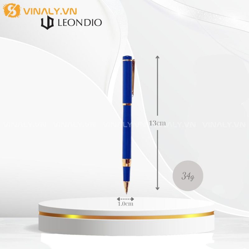 LD011L06 | LEON DIO LE NOBLE ROYAL BLUE - BÚT KÝ CAO CẤP KHẮC TÊN 13 LEON DIO LE NOBLE ROYAL BLUE - BÚT KÝ CAO CẤP KHẮC TÊN TẶNG SẾP
