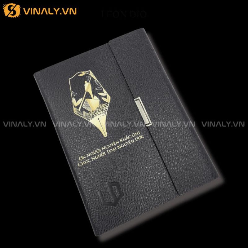 LD NGƯỜI LÁI ĐÒ - SỔ TAY DA LEON DIO CAO CẤP 15 LD NGƯỜI LÁI ĐÒ - SỔ TAY DA MÀU ĐEN