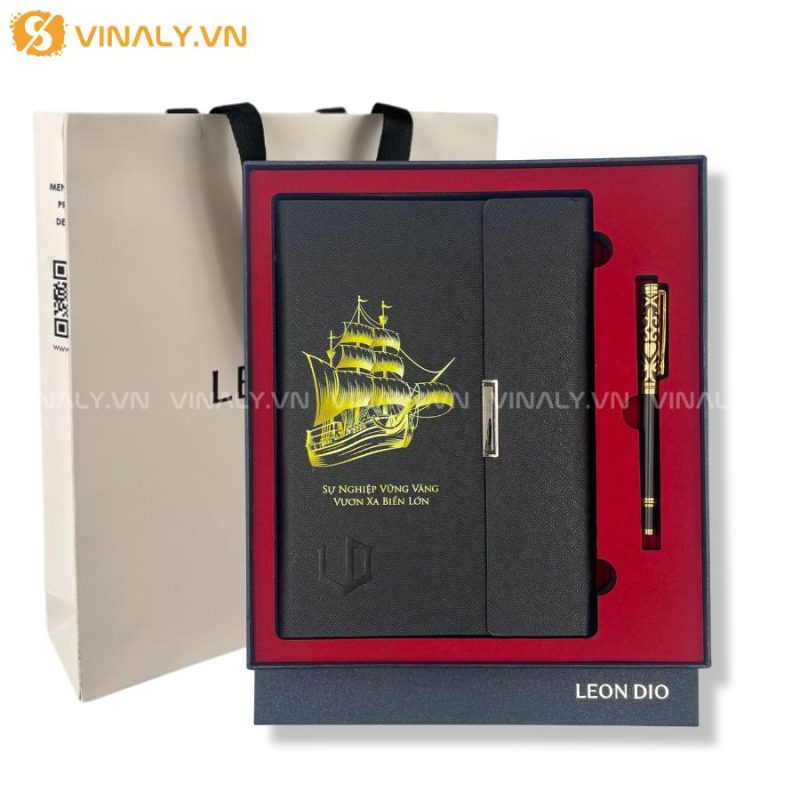 VƯƠN XA BIỂN LỚN - SET SỔ TAY VÀ BÚT KÝ QUÀ TẶNG SANG TRỌNG 16 VƯƠN XA BIỂN LỚN - SET SỔ TAY VÀ BÚT CAO CẤP