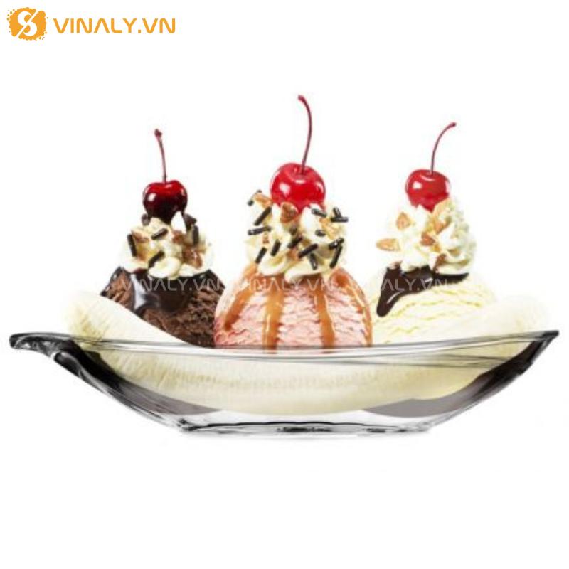 1P02616 | DELIGHT BANANA SPLIT DISH - ĐĨA KEM DÁNG THUYỀN ĐỘC ĐÁO 7 1P02616 | DELIGHT BANANA SPLIT DISH - ĐĨA KEM DÁNG THUYỀN ĐẸP OCEAN