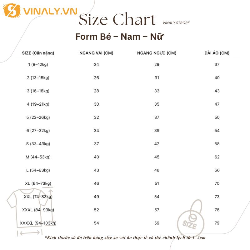 ÁO POLO CỔ VIỀN - ÁO THUN POLO CÁ SẤU MÈ THANH LỊCH 13 BẢNG SIZE CHI TIẾT