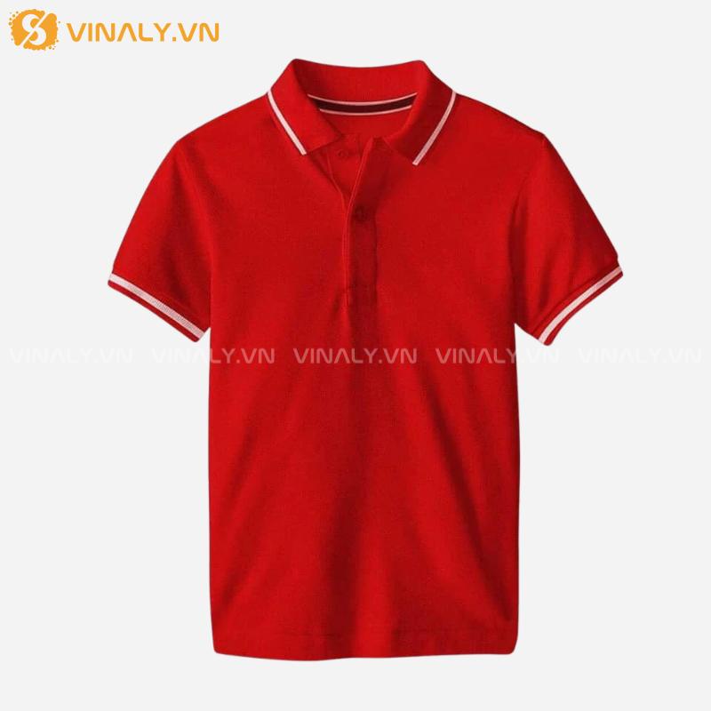 ÁO POLO CỔ VIỀN - ÁO THUN POLO CÁ SẤU MÈ THANH LỊCH 10 ÁO POLO CỔ VIỀN - ÁO THUN POLO CÁ SẤU MÈ TÔNG ĐỎ