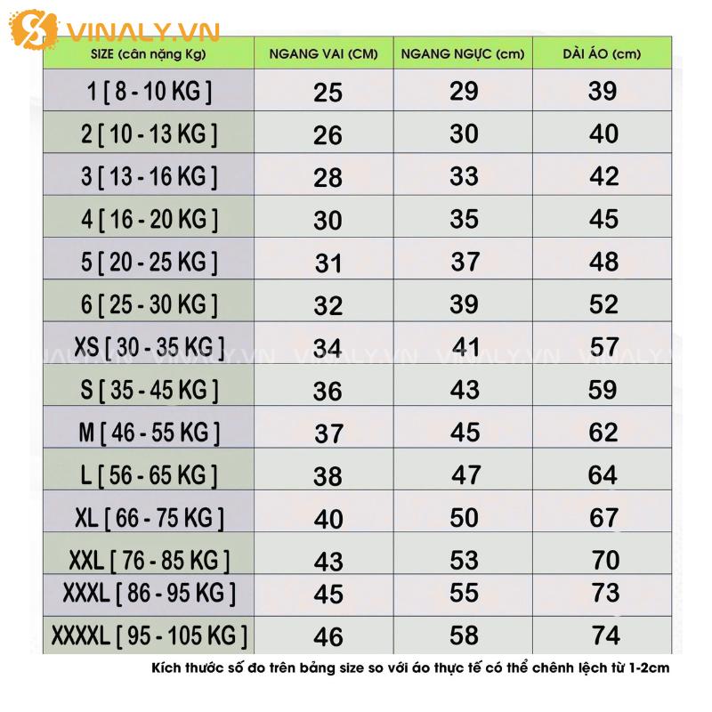 ÁO THUN BASIC IN HÌNH - ÁO THUN 100% COTTON 4 CHIỀU FORM REGULAR FIX 13 ÁO THUN BASIC IN HÌNH - ÁO THUN 100% COTTON 4 CHIỀU FORM BẢNG SIZE