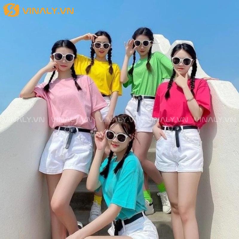 ÁO THUN BASIC IN HÌNH - ÁO THUN 100% COTTON 4 CHIỀU FORM REGULAR FIX 11 BẢNG MÀU ÁO ĐA DẠNG