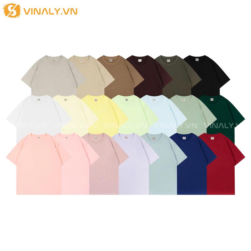 ÁO THUN TAY NGẮN CỔ TRÒN TICI FORM ĐẸP LÀM ÁO TEAM 13 ÁO THUN TAY NGẮN CỔ TRÒN TICI FORM ĐẸP LÀM ÁO TEAM BẢNG MÀU