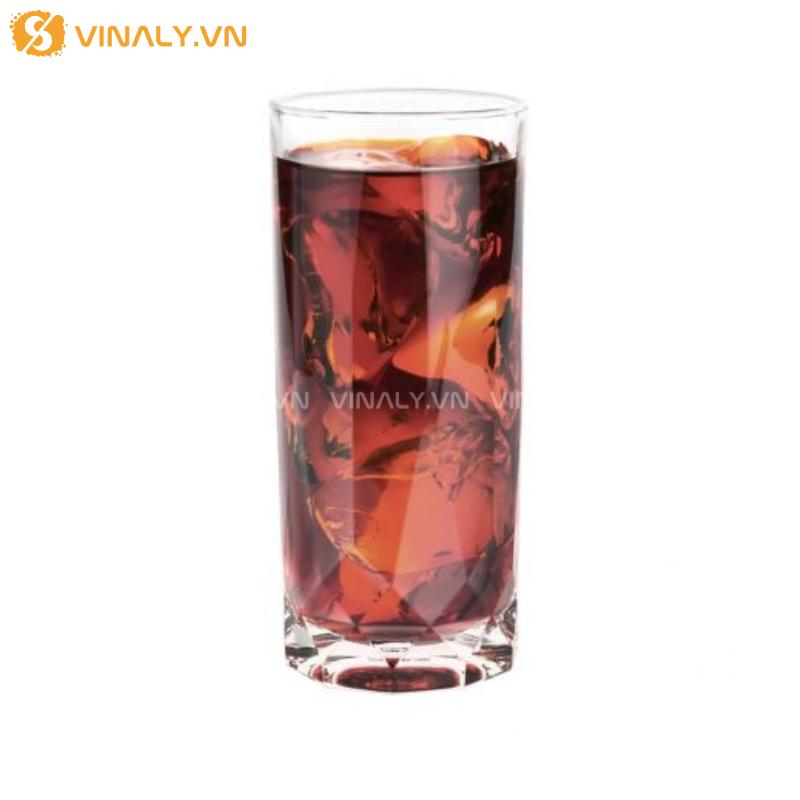 1P02809 | CONNEXION LONG DRINK - LY THUỶ TINH DÀI ĐỰNG NƯỚC ÉP 430ML 9 DÁNG LY TRƠN CÁCH ĐIỆU HOẠ TIẾT TINH TẾ