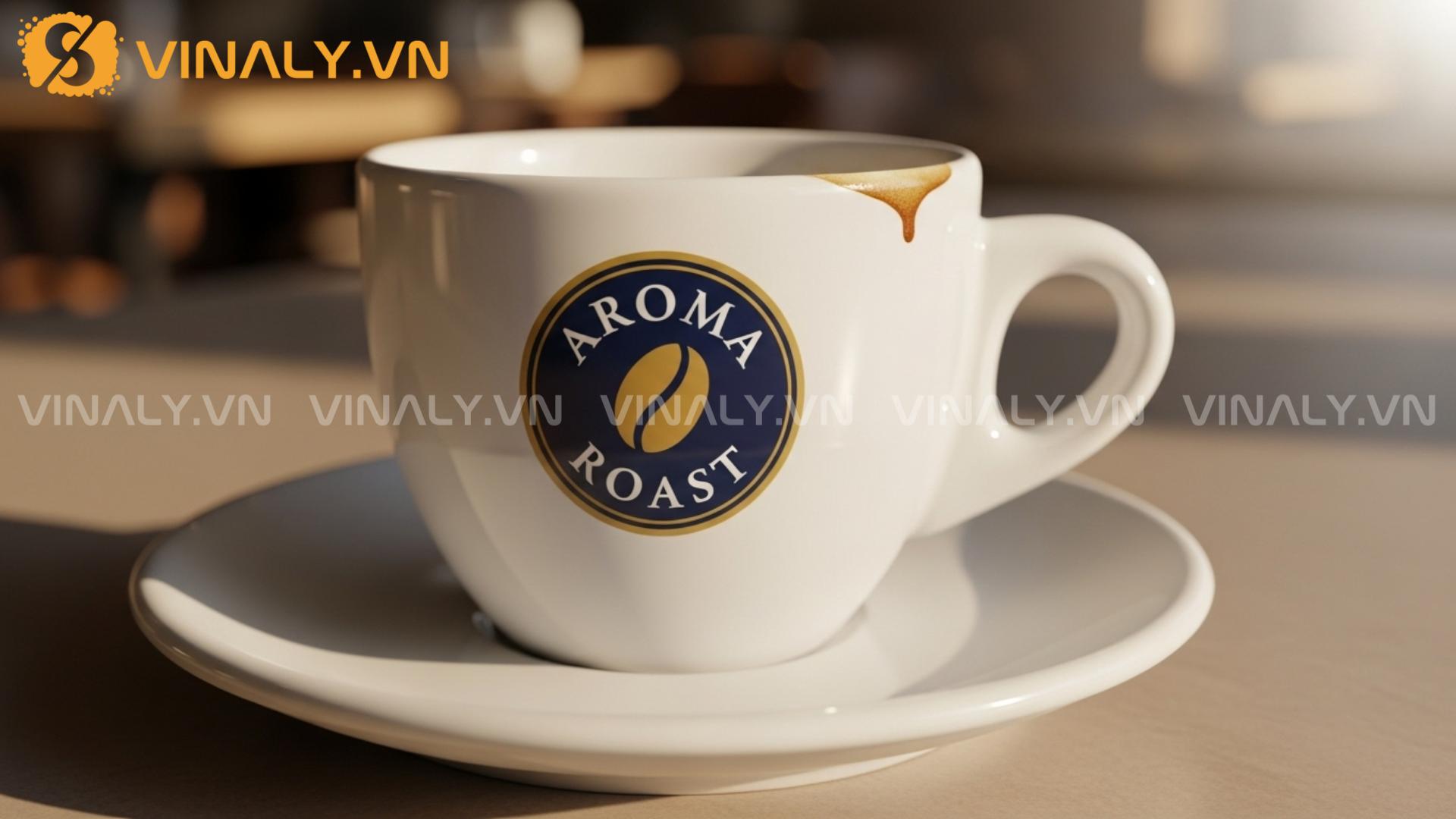9+ mẫu ly sứ cafe Espresso sang trọng, chuẩn phong cách Ý 7 Ly sứ cafe Espresso in logo thương hiệu