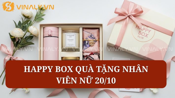 Happy box quà tặng nhân viên nữ 20/10 6 Ngày Phụ nữ Việt Nam 20/10 là dịp để doanh nghiệp tri ân và lan tỏa yêu thương đến đội ngũ nữ nhân viên. Một Happy Box quà tặng nhân viên nữ 20/10 không chỉ mang lại niềm vui bất ngờ, mà còn giúp gắn kết tập thể.