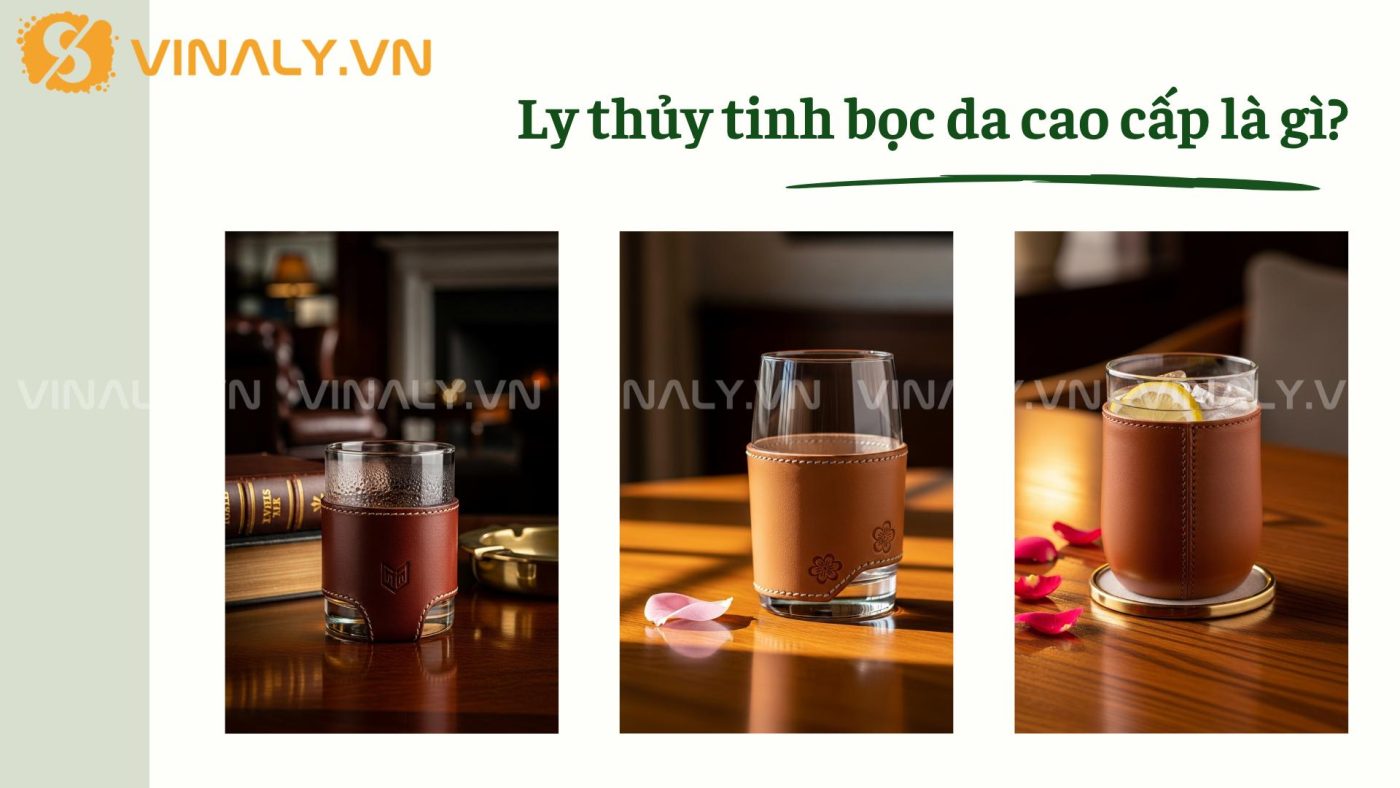 Ly thủy tinh bọc da cao cấp – Quà tặng đối tác đẳng cấp 1 Ly thủy tinh bọc da cao cấp là gì?