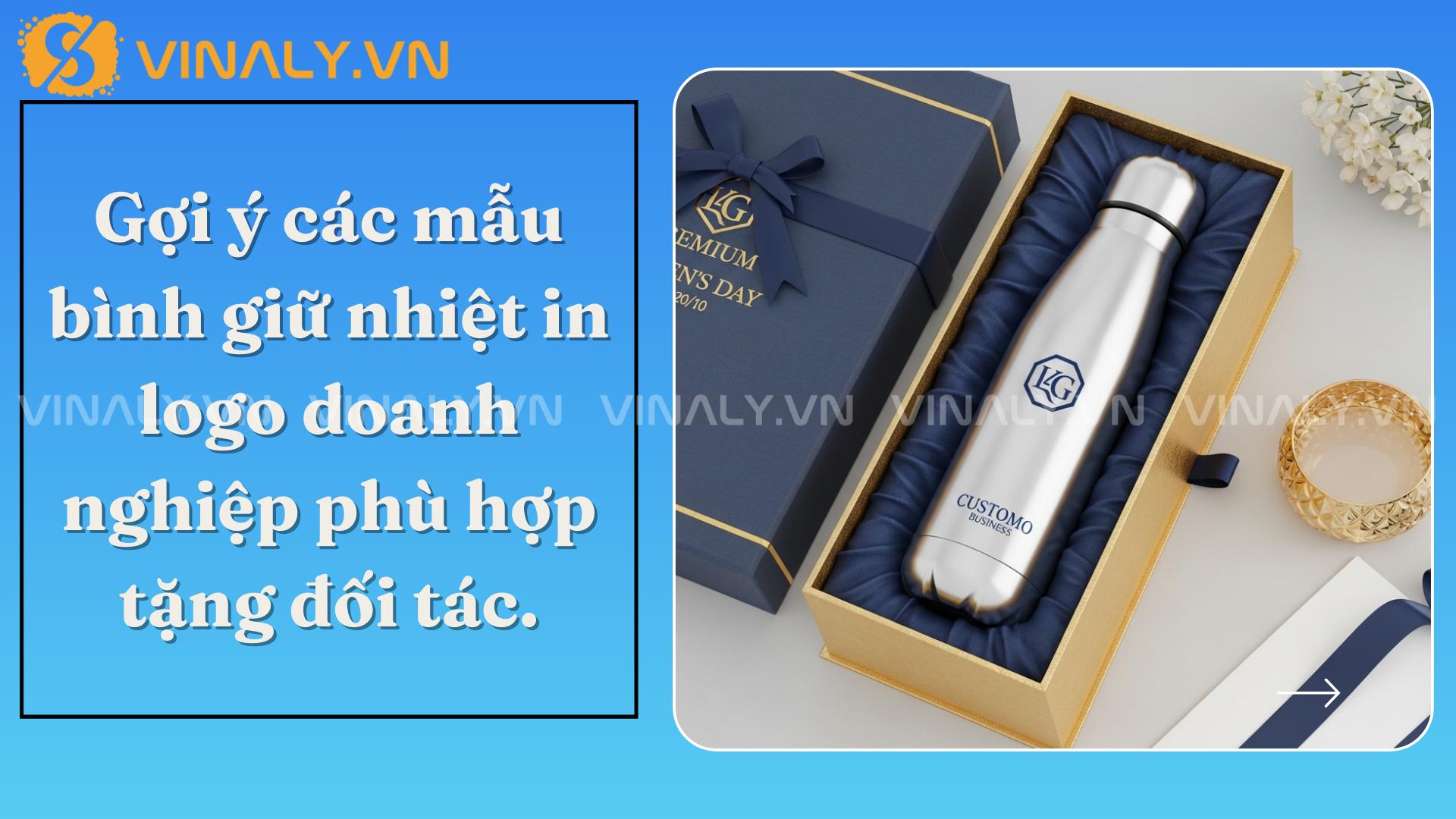Bình giữ nhiệt in logo doanh nghiệp – Quà tặng 20/10 thiết thực 2 Gợi ý các mẫu bình giữ nhiệt in logo doanh nghiệp phù hợp tặng đối tác.