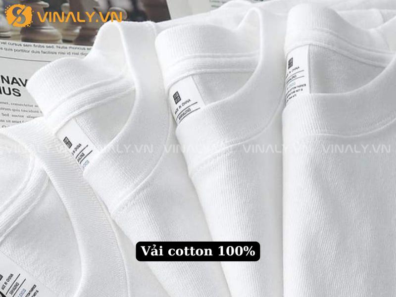 4 Tiêu Chí Chọn Chất Liệu Áo Basic Phù Hợp Cho Mùa Hè 3 Chất liệu cải tự nhiên Cotton 100% mát mẻ, thoải mái