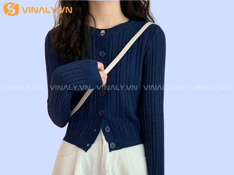 Dáng áo cardigan chuẩn gu Hàn Quốc cho các nàng