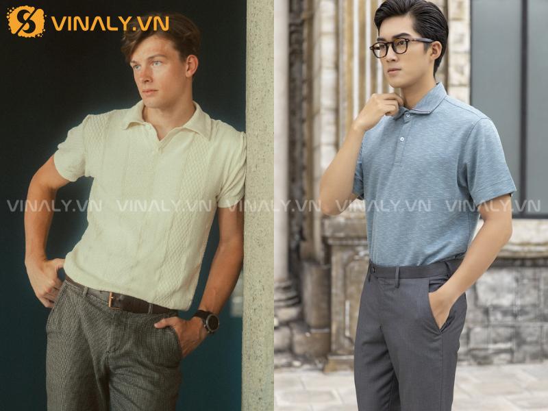 Cách Phối Đồ Áo Polo Cho Môi Trường Công Sở Hiện Đại 2 Áo polo và quần tây combo quý ông