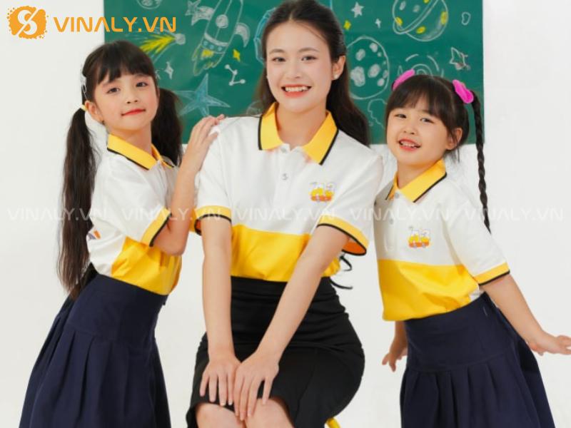 Áo polo làm đồng phục lớp học