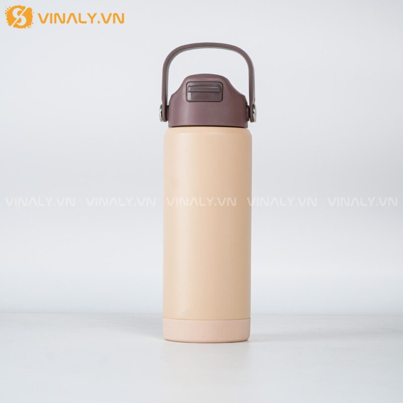 BGN-CC-01-01 | BÌNH GIỮ NHIỆT INOX CAO CẤP HOT TREND TÔNG PASTEL XINH XẮN 18 BÌNH GIỮ NHIỆT TÔNG PASTEL 400ML - MÀU BE THANH LỊCH