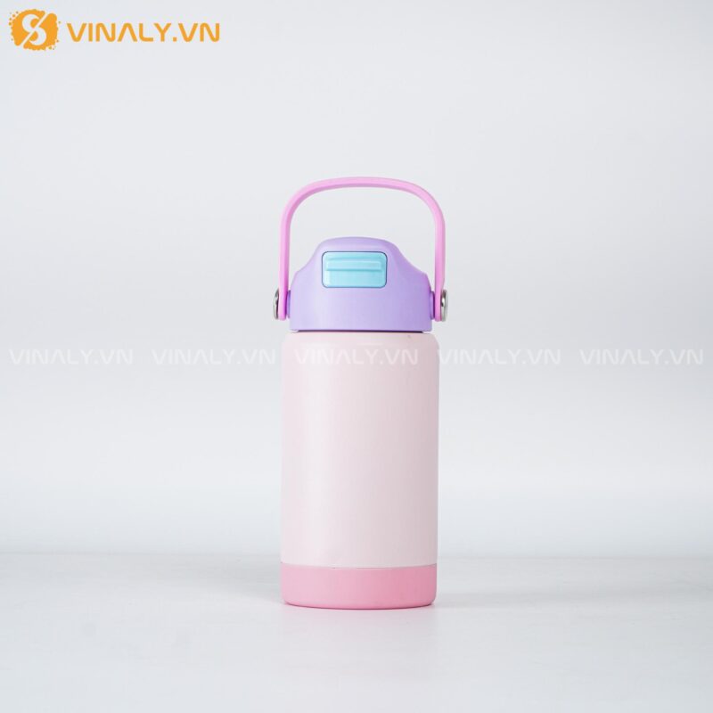 BGN-CC-01-01 | BÌNH GIỮ NHIỆT INOX CAO CẤP HOT TREND TÔNG PASTEL XINH XẮN 20 BÌNH GIỮ NHIỆT TÔNG PASTEL 400ML - MÀU HỒNG XINH