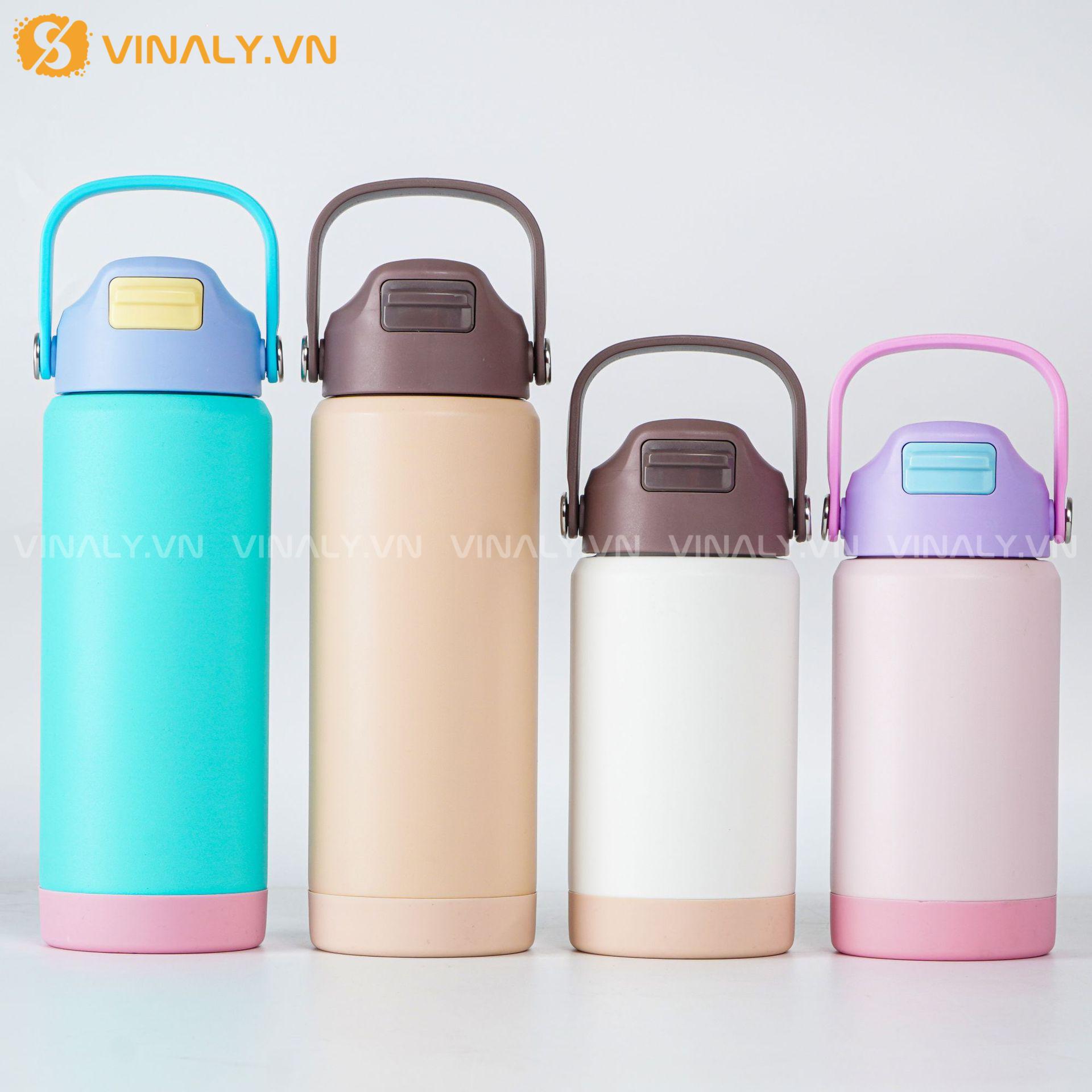 Vinaly.vn - Công Xưởng Quà Tặng Doanh Nghiệp 797 BGN-CC-01-01 | BÌNH GIỮ NHIỆT INOX CAO CẤP HOT TREND TÔNG PASTEL XINH XẮN