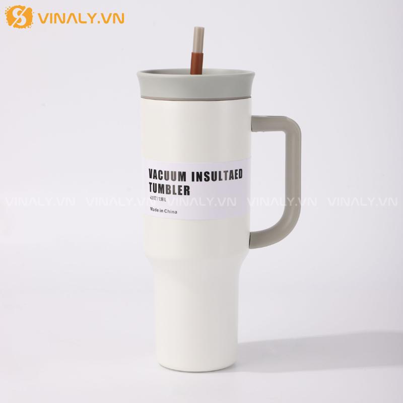 BGN-CC-03-01 | BÌNH GIỮ NHIỆT LOẠI LỚN 1200ML TAY CẦM SILICON CHỐNG NÓNG 18 BGN-CC-03-01 | BÌNH GIỮ NHIỆT LOẠI LỚN 1200ML TAY CẦM SILICON - MÀU TRẮNG