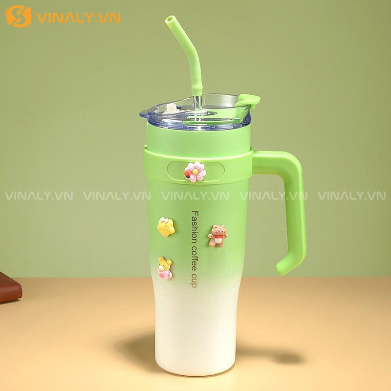BGN-IN-14-01 | BÌNH GIỮ NHIỆT DUNG TÍCH LỚN 1200ML LOANG MÀU KÈM STICKER 20 Thiết kế tối giản, tối ưu công năng